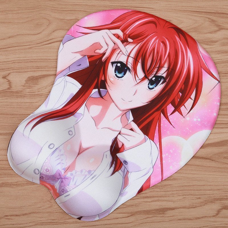 High School Dxd Rias Gremory 3d Breast Mouse Pad Nakama Store