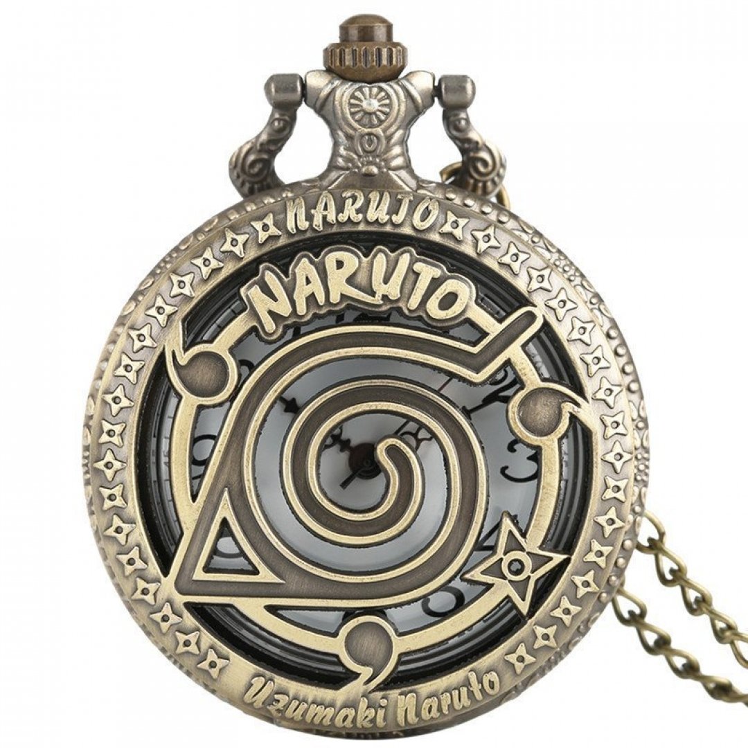 Naruto Pocket Watch - FREE SHIPPING WORLDWIDE! - Nakama Store