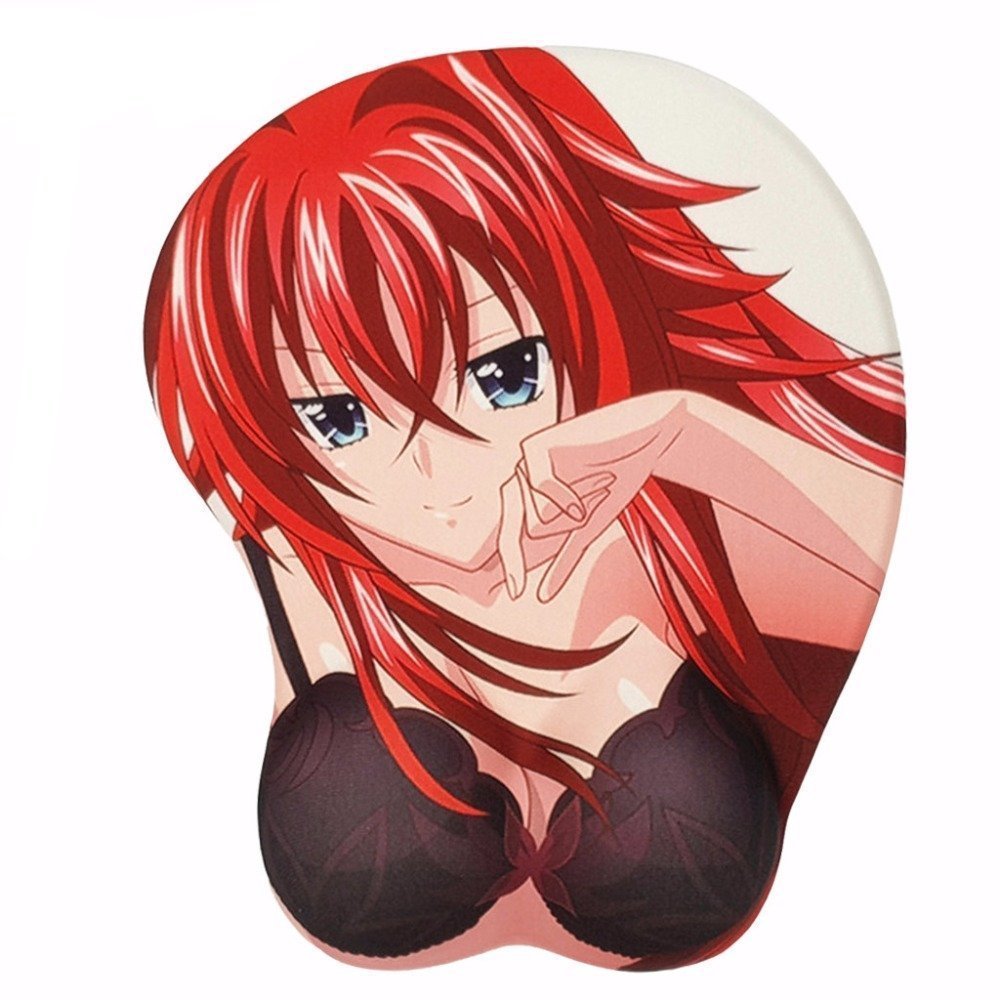 Highschool DXD Rias Gremory Soft 3D Breast Mouse Pad - Nakama Store.