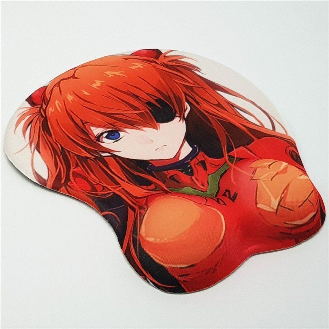 Neon Genesis Evangelion Asuka 3D Breast Mouse Pad Nakama Store