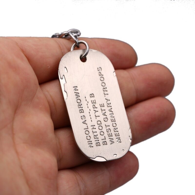 Buy Gangsta. Dog Tag Keychains (A/0 and S/5) Nakama Store