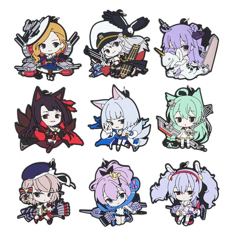 Azur Lane Chibi Characters Keychains - Nakama Store