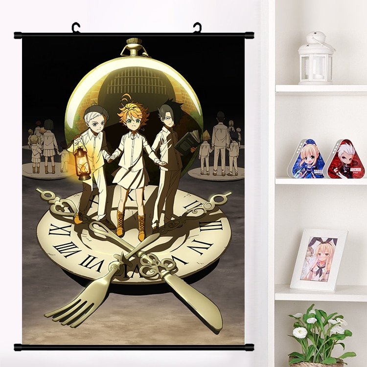 The Promised Neverland Emma Norman Ray Anime Wall Art Home Decor - POSTER  20x30