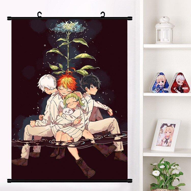 The Promised Neverland Emma Norman Ray Anime Wall Art Home Decor - POSTER  20x30